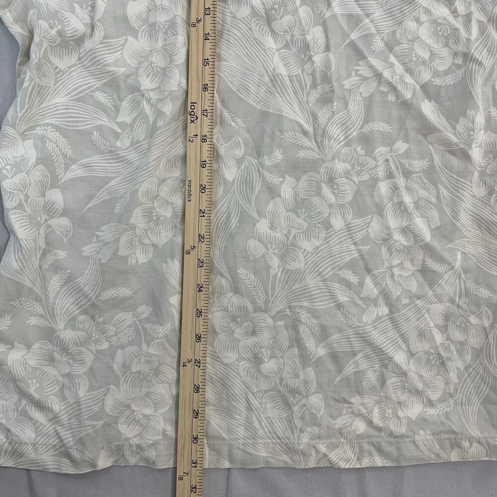 Tommy Bahama Silk Hawaiian Shirt Mens XL Floral Print Button Up Short Sleeve - Picture 6 of 7